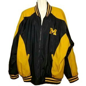 Vintage Michigan Wolverines Nylon Varsity Jacket